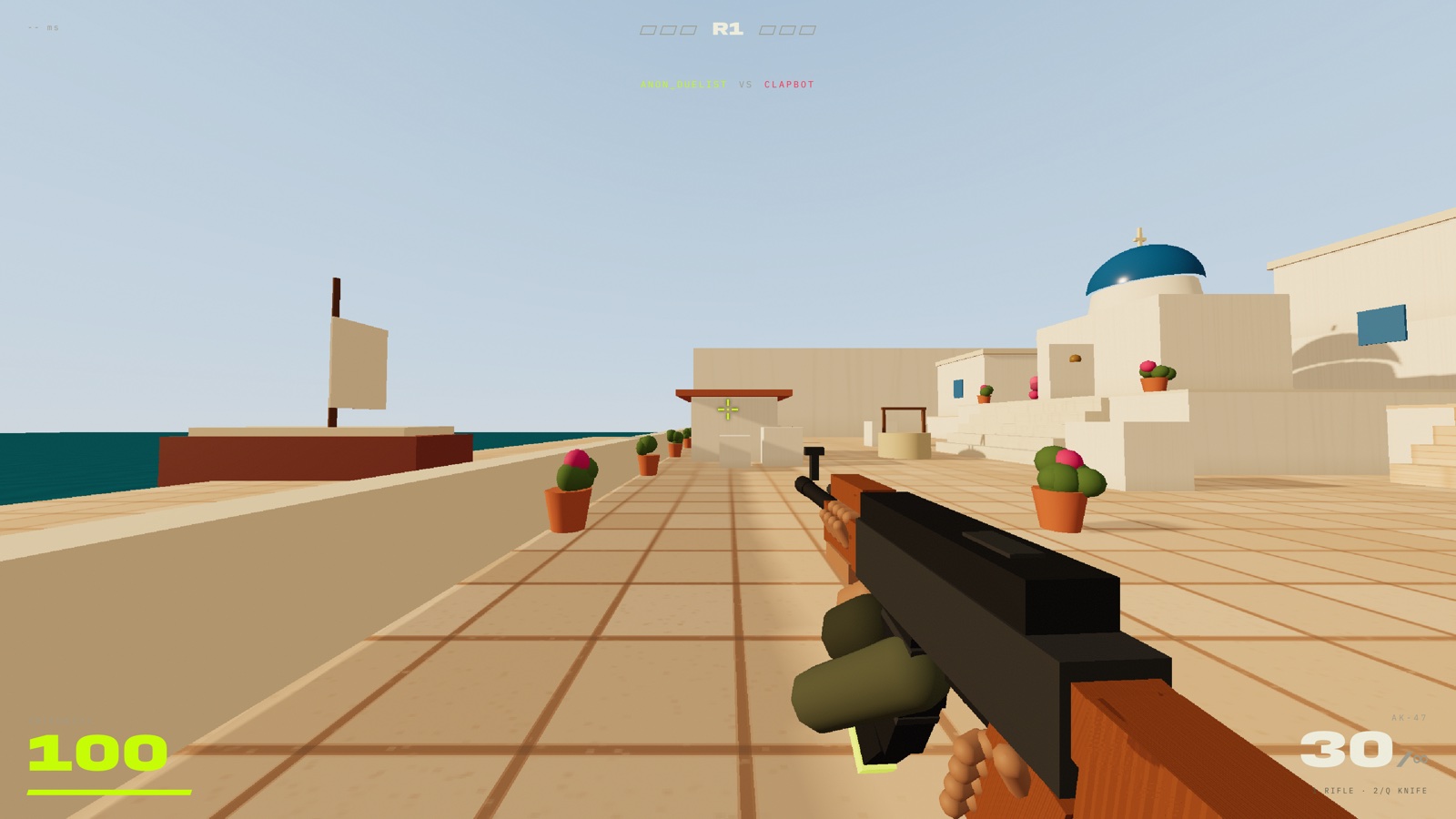 Caldera waterfront duel