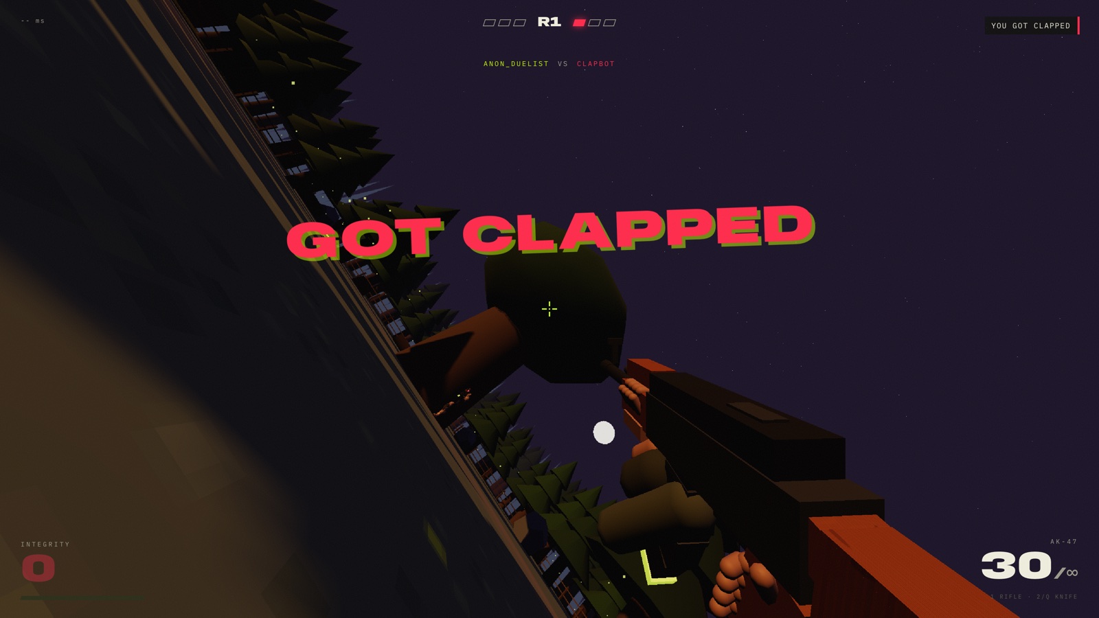 Got clapped in the backwoods